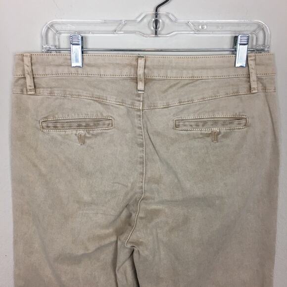 Chino by Anthropologie Distressed Tan Slim Pants 28 - Picture 6 of 9
